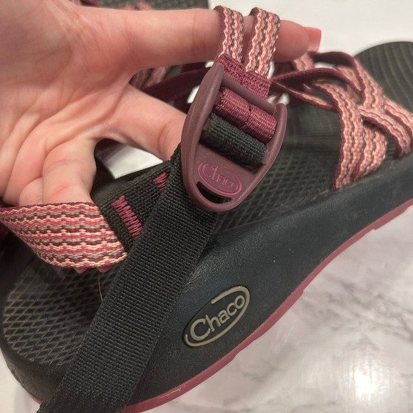 Chaco ZX2 Double Strap Pink Purple Womens Sport Sandal Size 6 - Picture 3 of 9